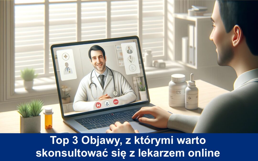 Top 3 Objawy, z którymi warto skonsultować się z lekarzem online