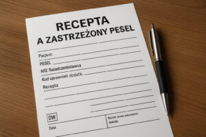 Recepta a zastrzeżony pesel
