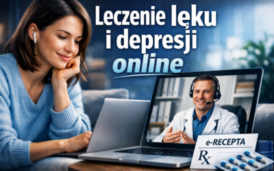 Leczenie lęku i depresji online – jak przebiega konsultacja i e-recepta?