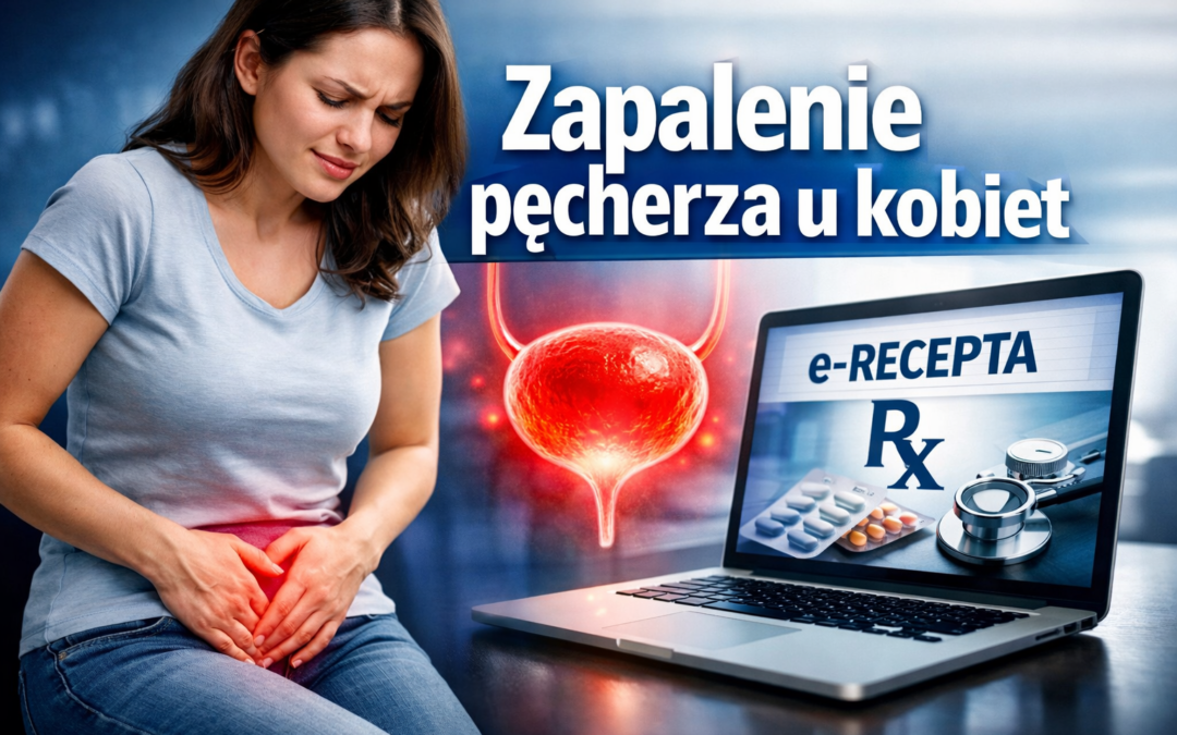 Zapalenie pęcherza u kobiet – czy można uzyskać e-receptę online?