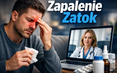 Zapalenie zatok – jak wygląda konsultacja online i jakie leki mogą być przepisane?