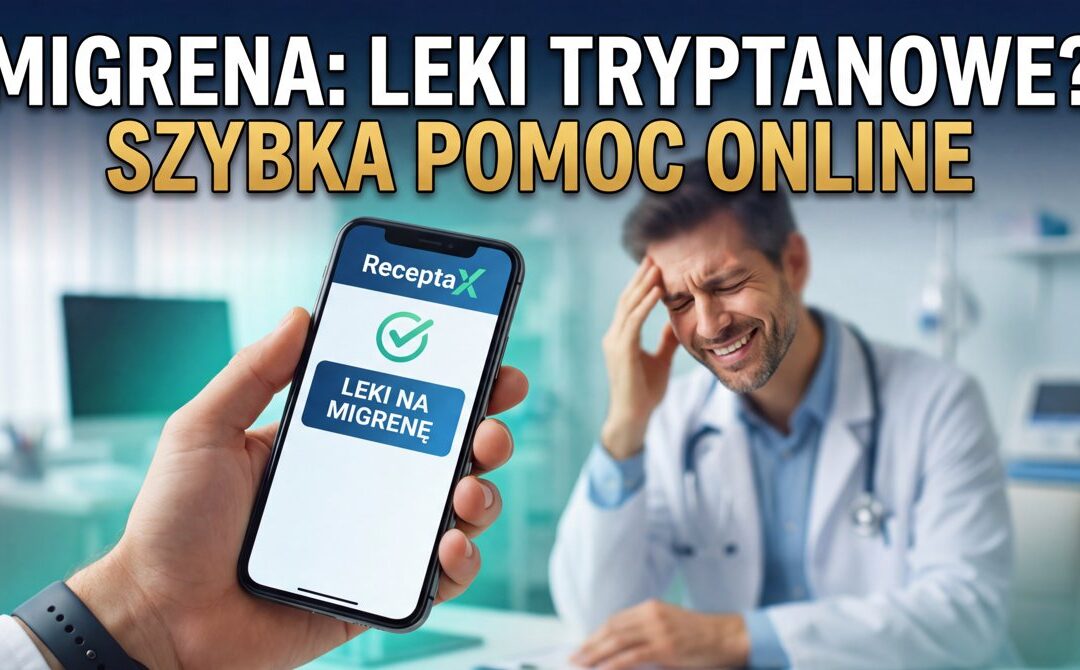 Migrena to nie tylko ból głowy – nowoczesne leki tryptanowe dostępne przez internet.