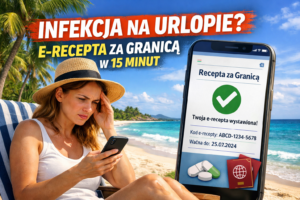 Infekcja intymna na urlopie – jak skorzystać z teleporady i otrzymać receptę za granicą?