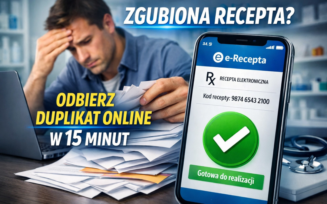Zgubiona recepta na leki stałe – jak szybko uzyskać duplikat online?