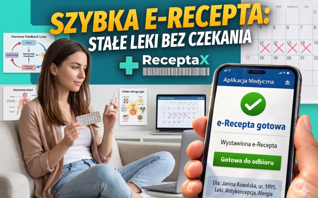 E-recepta online w ReceptaX.pl - Jak szybko i bezpiecznie uzyskać receptę przez internet bez wychodzenia z domu?