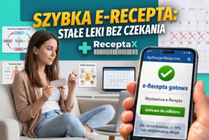 E-recepta online w ReceptaX.pl - Jak szybko i bezpiecznie uzyskać receptę przez internet bez wychodzenia z domu?