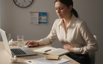 Grypa żołądkowa a L4 z pracy. Jak zdiagnozować i zgłosić?