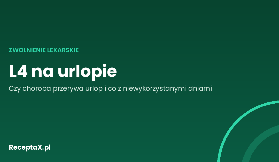 Okładka artykułu o zwolnieniu lekarskim przed urlopem wypoczynkowym i w jego trakcie