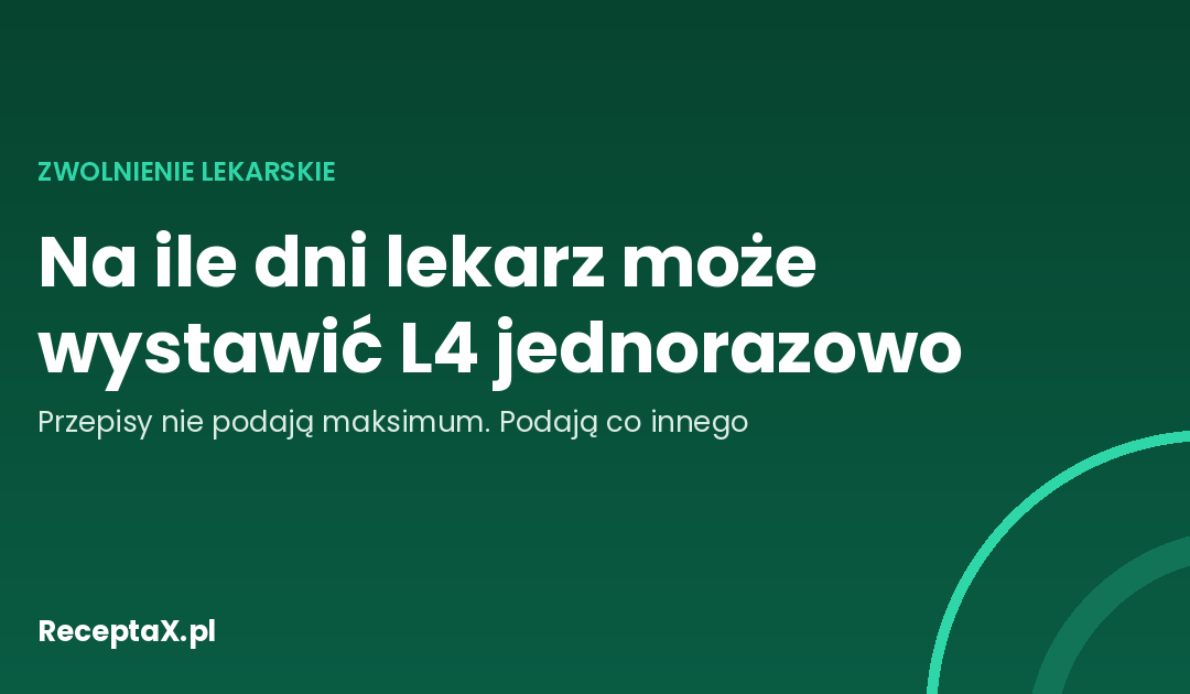 Okładka artykułu o tym, na ile dni lekarz może wystawić zwolnienie lekarskie jednorazowo