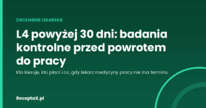 Okładka artykułu o badaniach kontrolnych medycyny pracy po zwolnieniu lekarskim dłuższym niż 30 dni